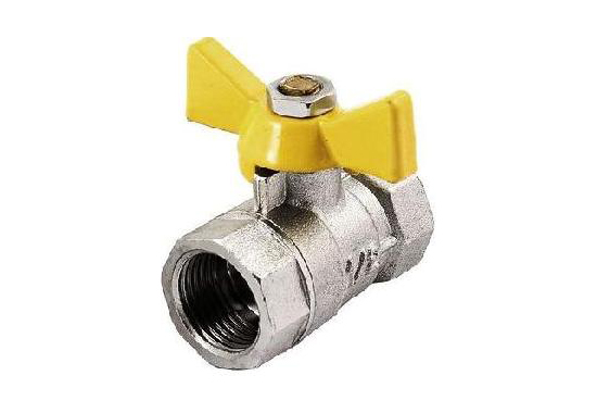 Brass full bore quarter turn ball valve